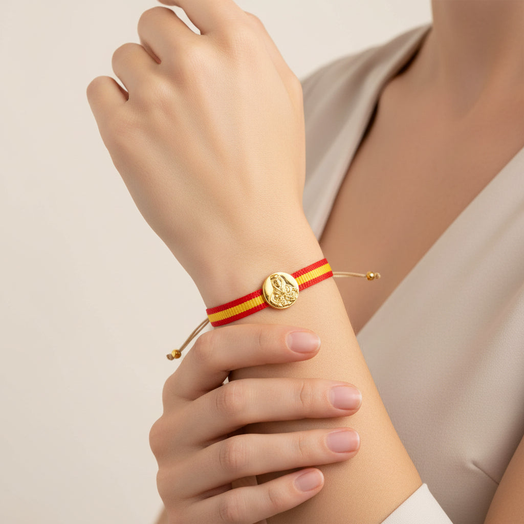 Pulsera virgen del Carmen - Roja