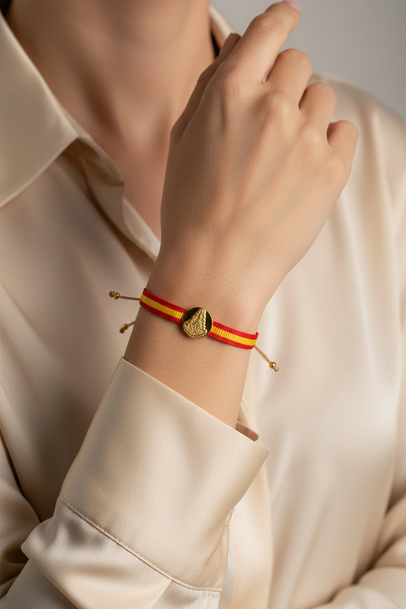 Pulsera virgen del Rocío - Roja