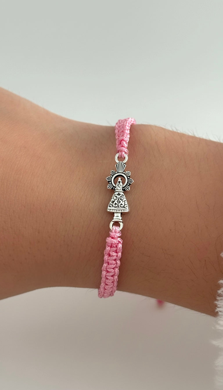 Pulsera virgen del Pilar - Rosa