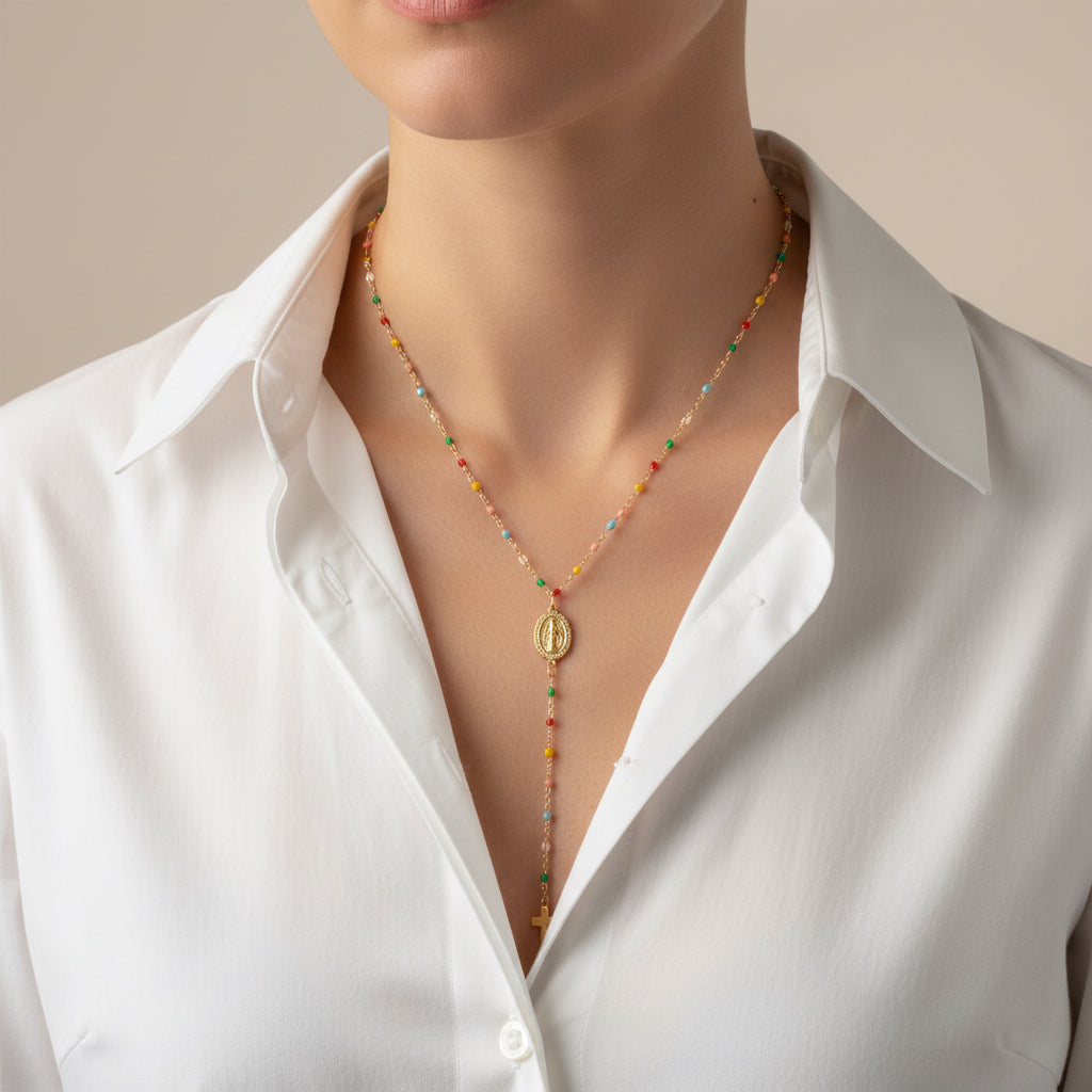 Collar Rosario- Multicolor
