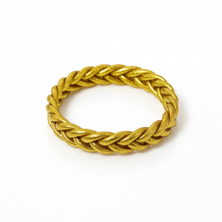 Pulsera Pan de oro Trenzada