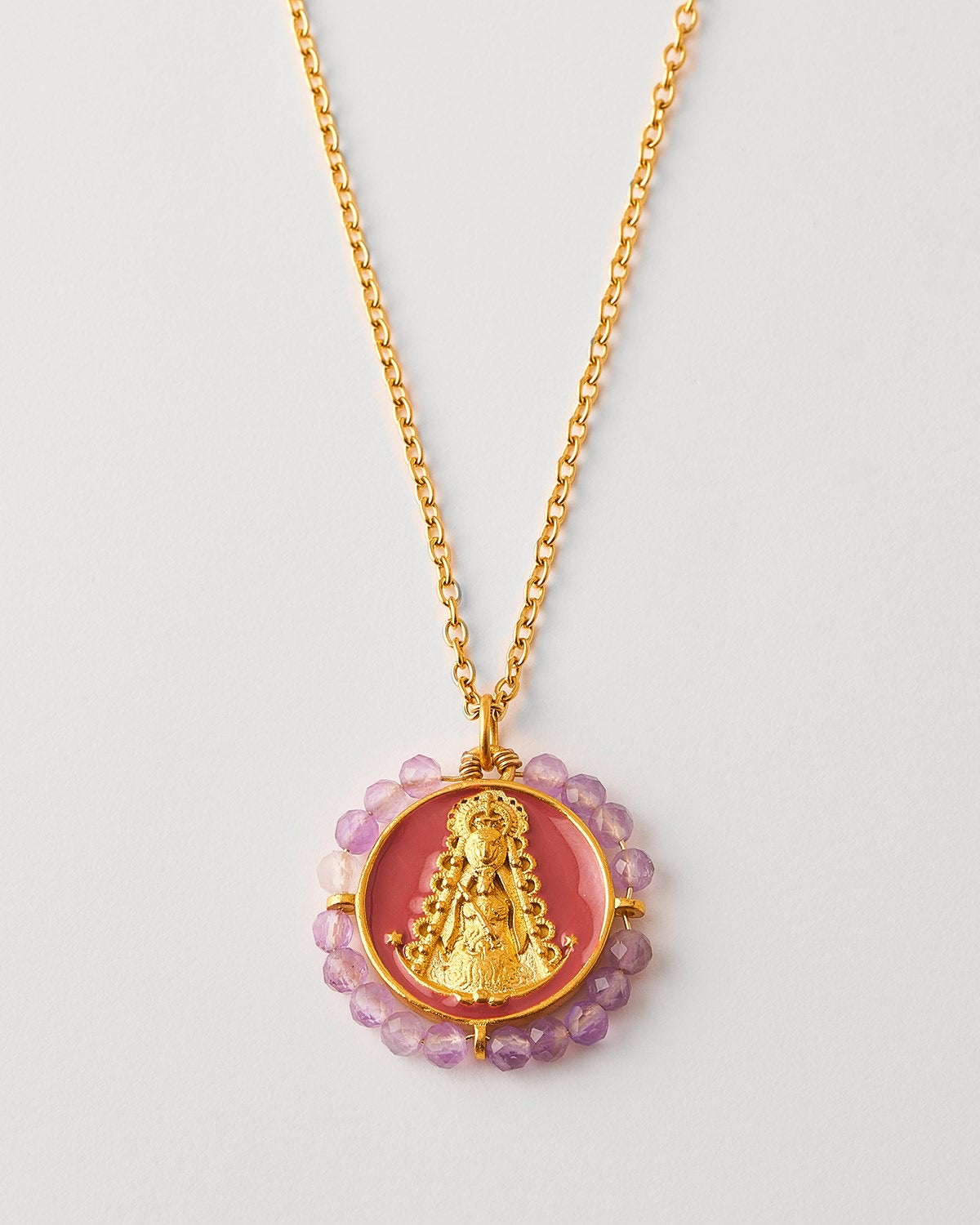 Collar medalla virgen del Rocío