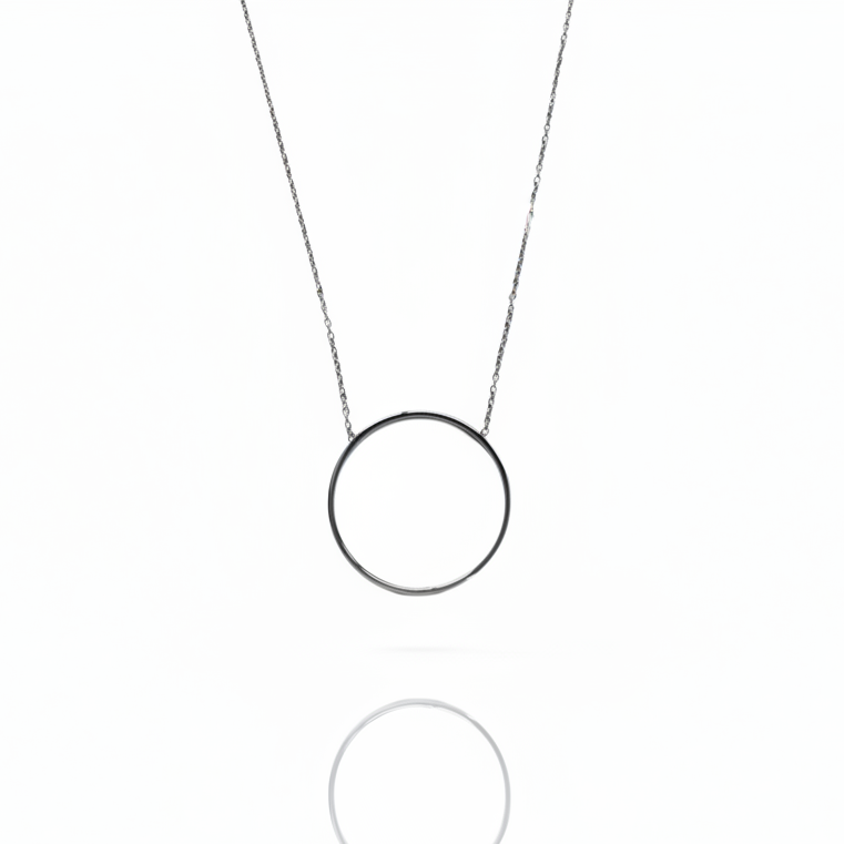 Collar Esfera Plata