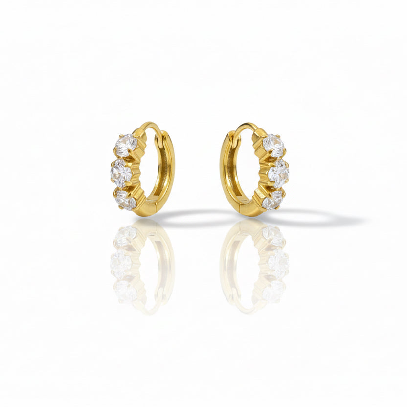 Pendientes Celeste
