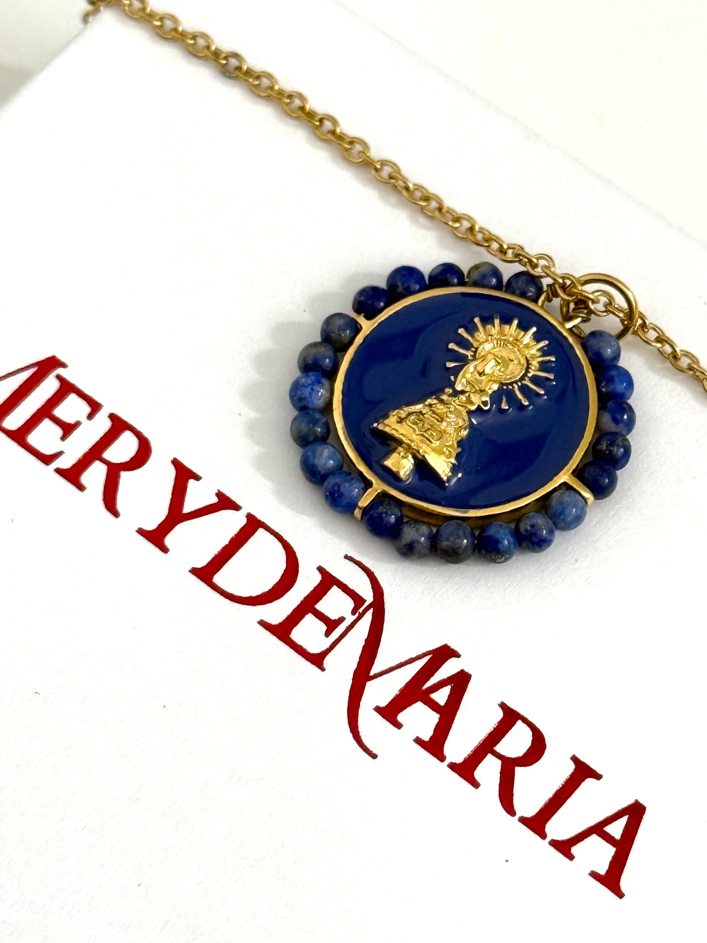 Collar medalla virgen del Pilar
