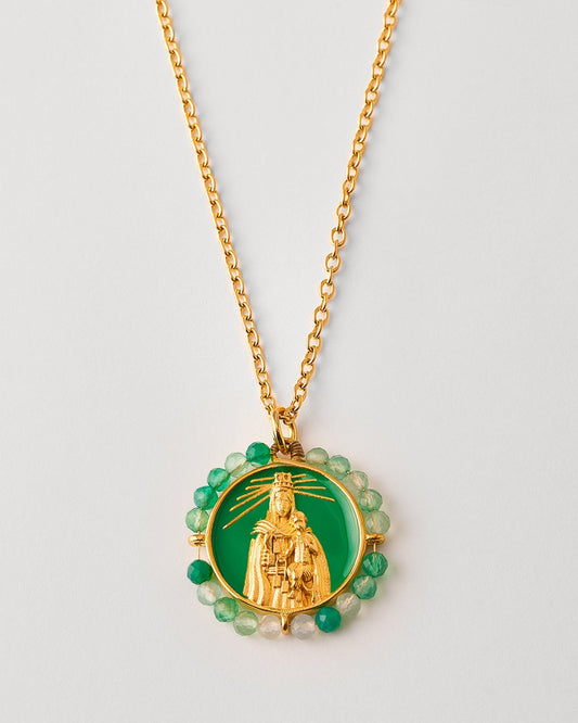 Collar medalla virgen del Carmen