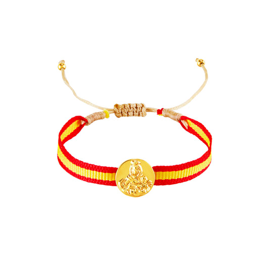 Pulsera virgen del Carmen - Roja