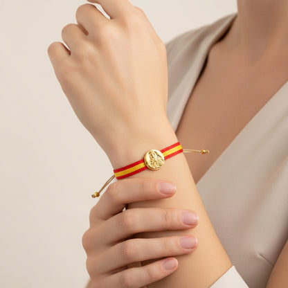 Pulsera virgen del Carmen - Roja