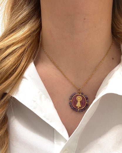 Collar medalla virgen del Pilar