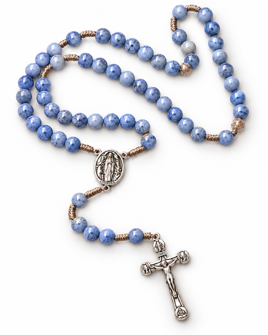 Rosario de Nuestra Señora de Lourdes — Azul