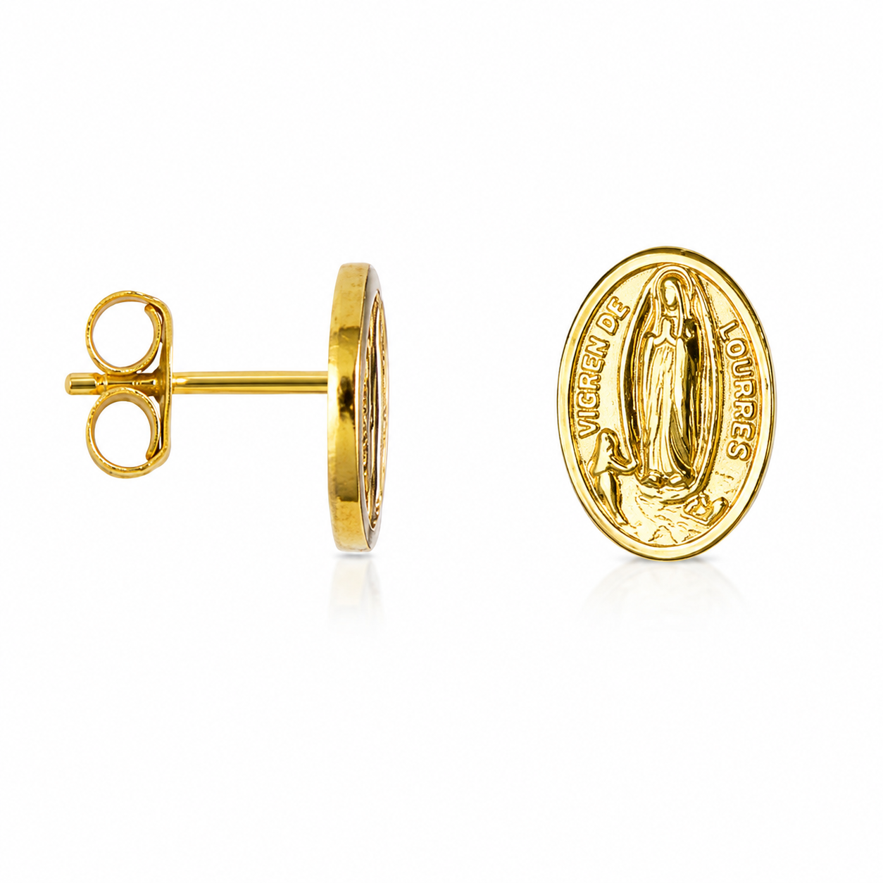 Pendientes Virgen de Lourdes