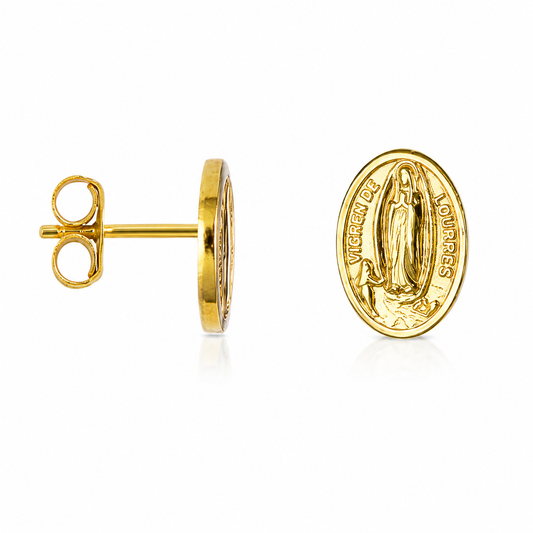Pendientes Virgen de Lourdes