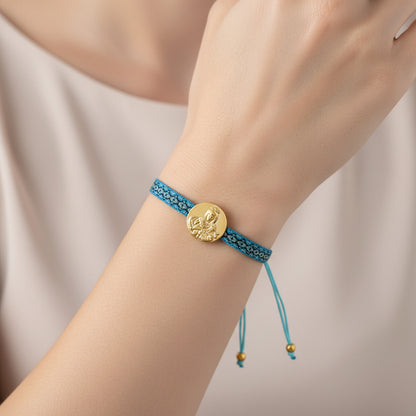 Pulsera Virgen del Carmen – Amazonita