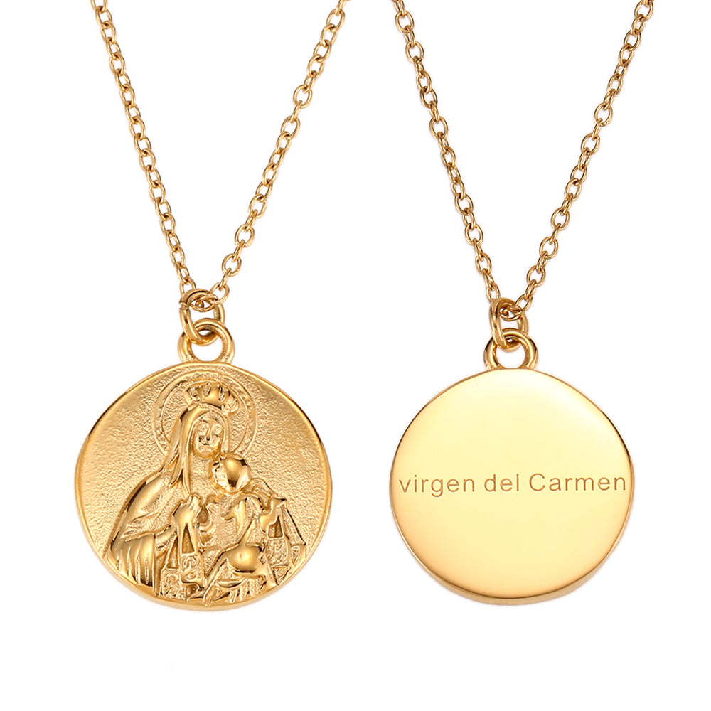 Collar virgen del Carmen