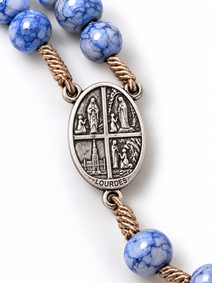Rosario de Nuestra Señora de Lourdes — Azul