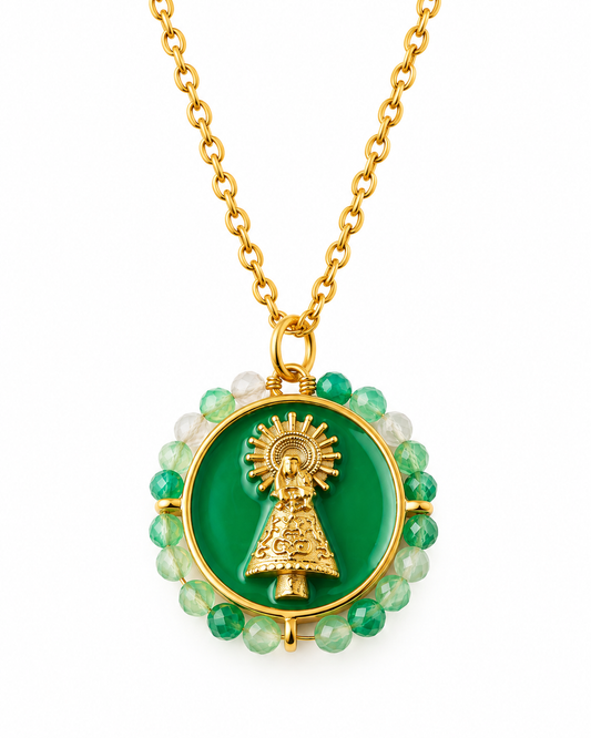 Collar medalla virgen del Pilar