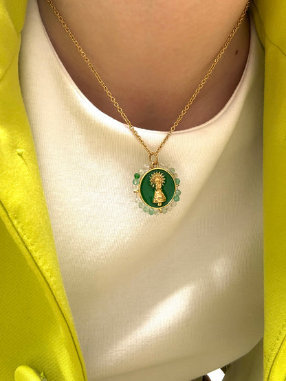 Collar medalla virgen del Pilar