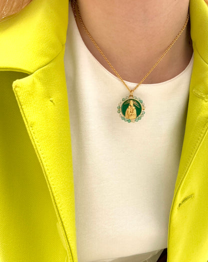 Collar medalla virgen del Carmen