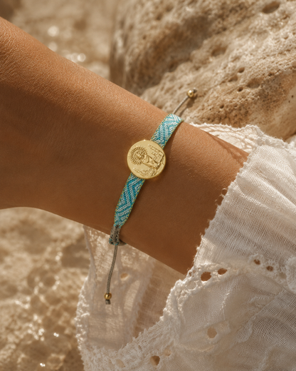 Pulsera virgen del Pilar - Turquesa