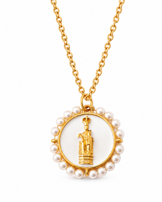 Collar medalla virgen de la Vega