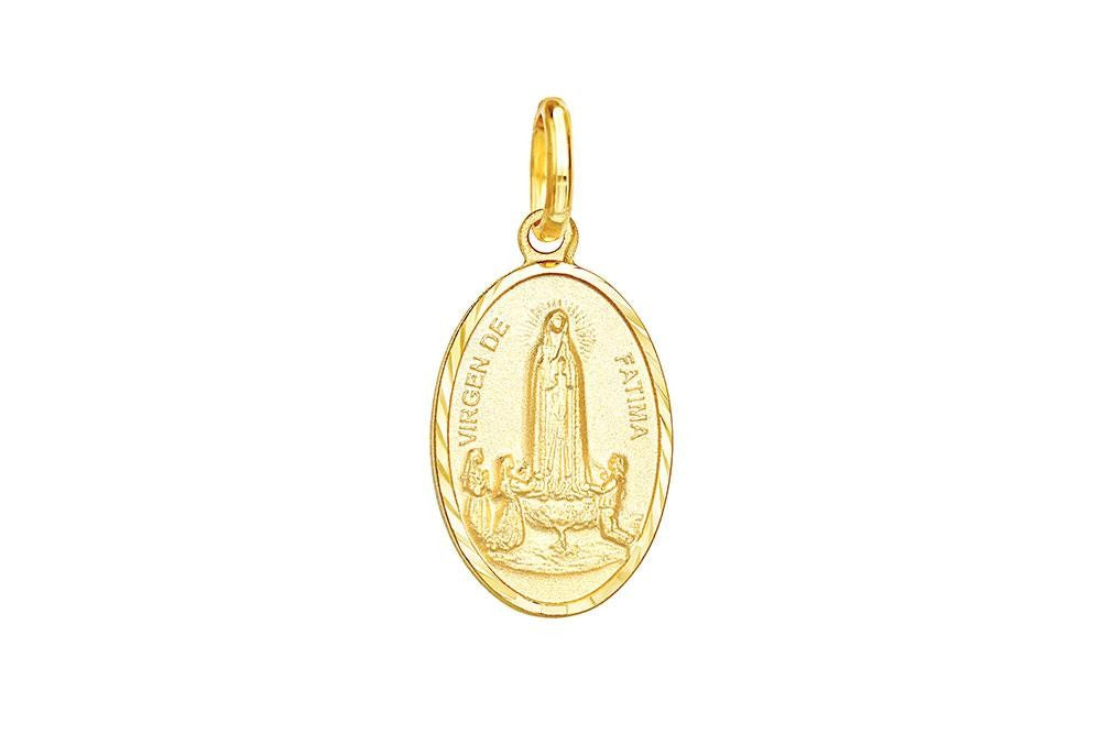 Colgante Medalla Virgen de Fátima