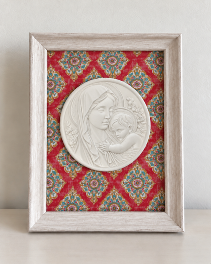 Cuadro Virgen María y Niño Jesús