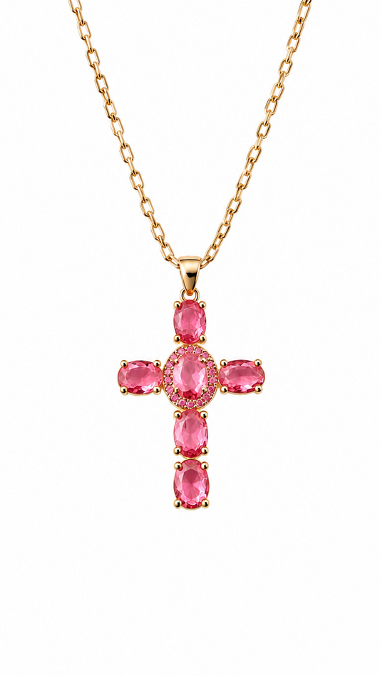 Collar Cruz Circonita