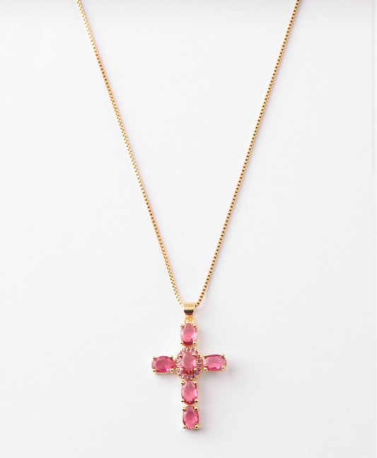 Collar Cruz Circonita