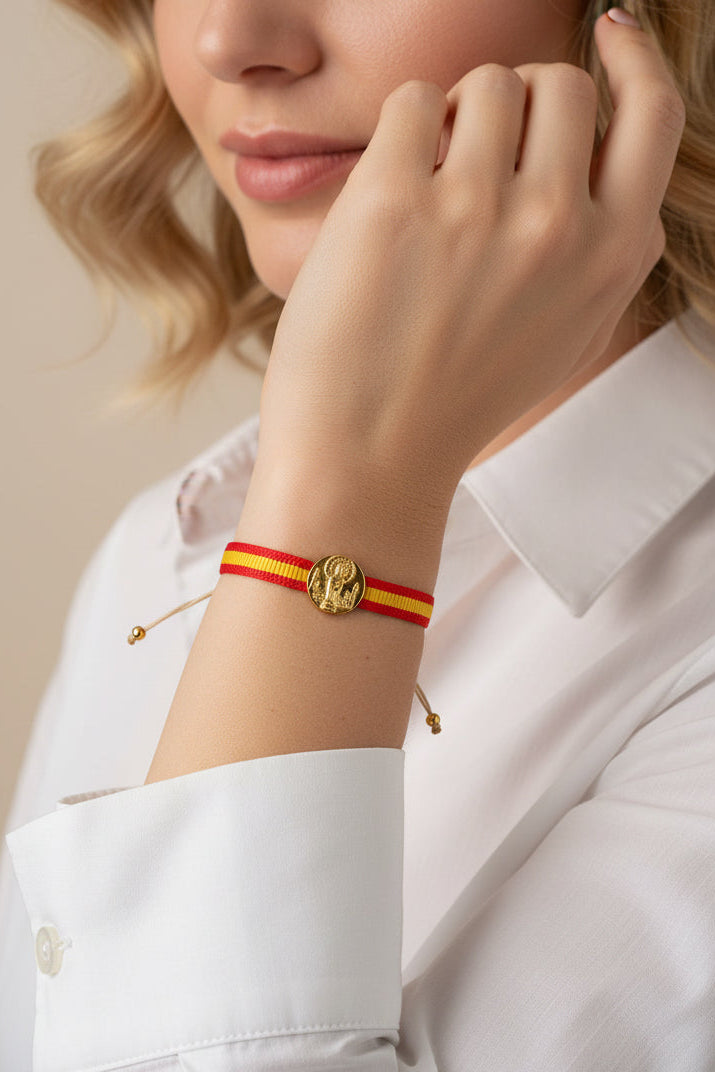 Pulsera virgen del Pilar - Roja