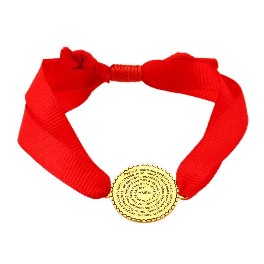 Pulsera Padre nuestro - Roja