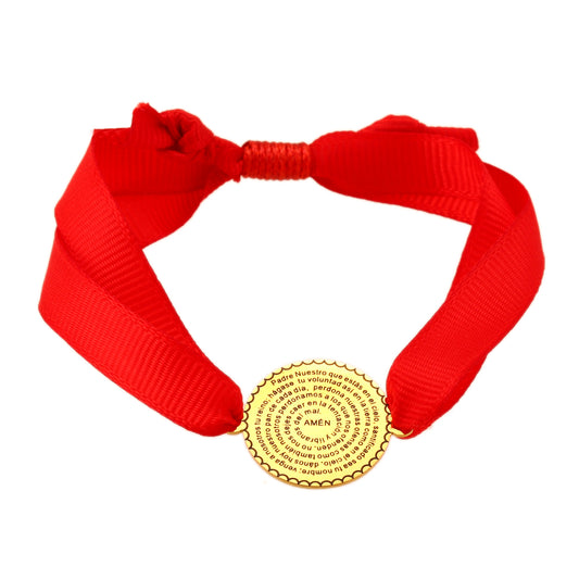Pulsera Padre nuestro - Roja