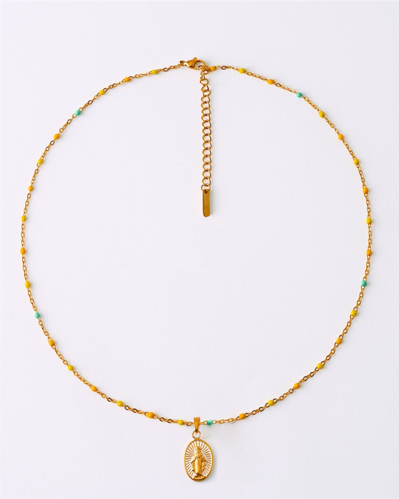 Collar medalla virgen de la milagrosa