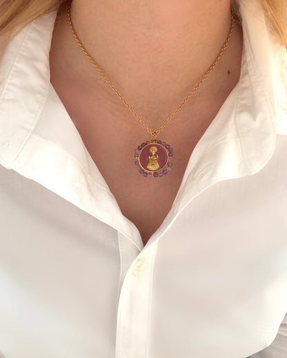 Collar medalla virgen Covadonga