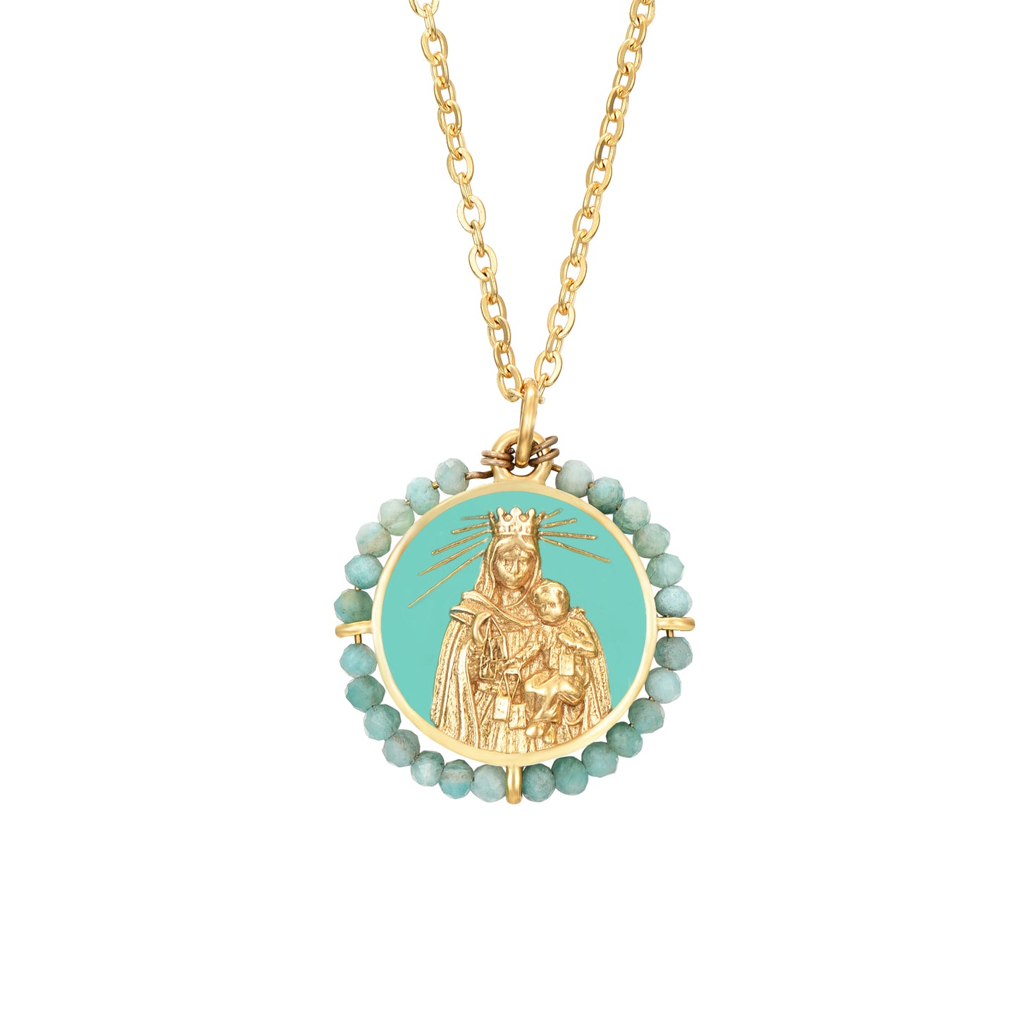 Virgen del Carmen - Enamel