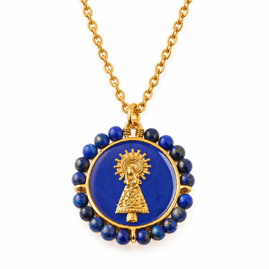 Collar medalla virgen del Pilar