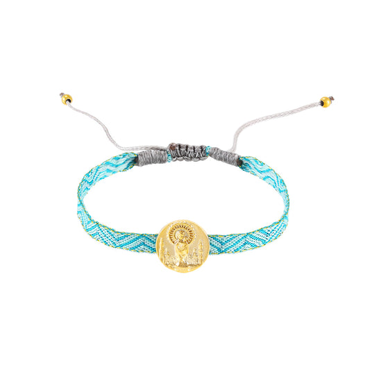 Pulsera virgen del Pilar - Turquesa