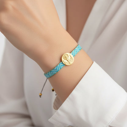 Pulsera virgen del Pilar - Turquesa