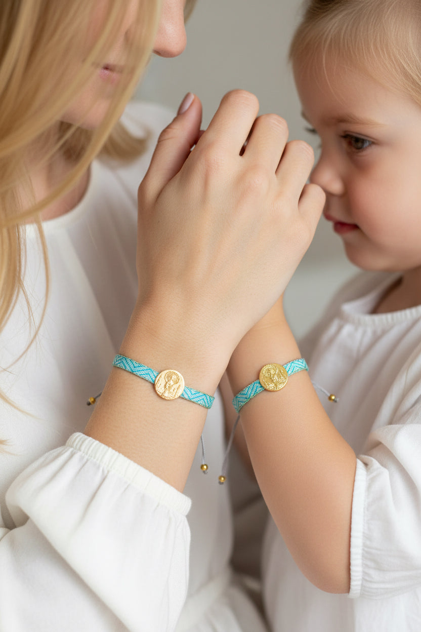 Pulsera virgen del Pilar - Turquesa