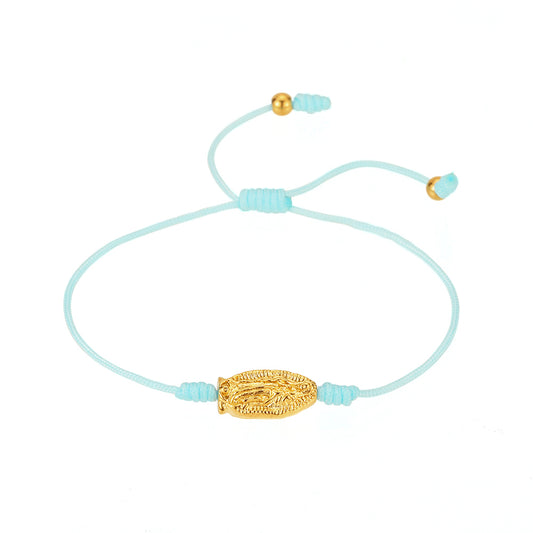 Pulsera virgen de Guadalupe - Turquesa
