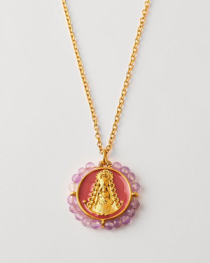 Collar medalla virgen del Rocío