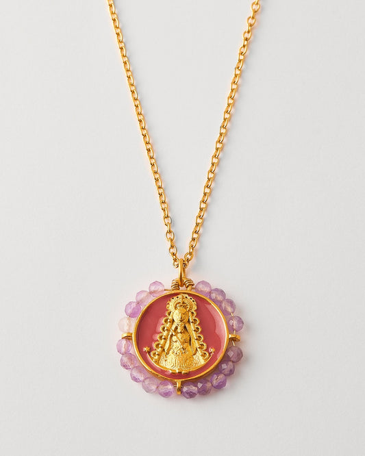 Collar medalla virgen del Rocío