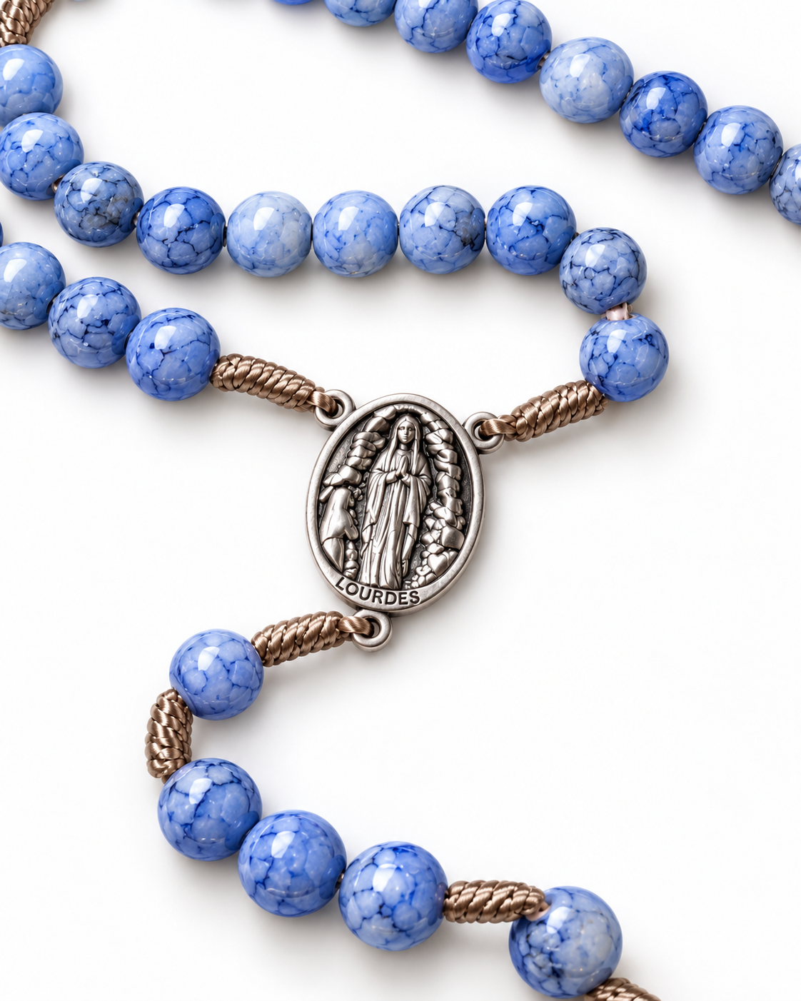 Rosario de Nuestra Señora de Lourdes — Azul