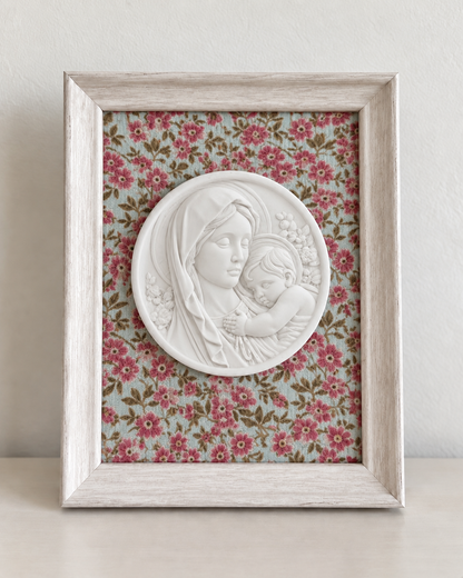 Cuadro Virgen María y Niño Jesús