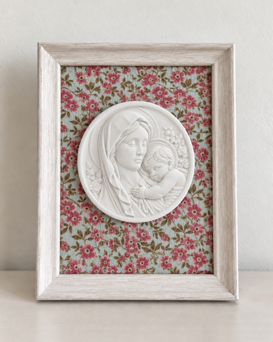 Cuadro Virgen María y Niño Jesús