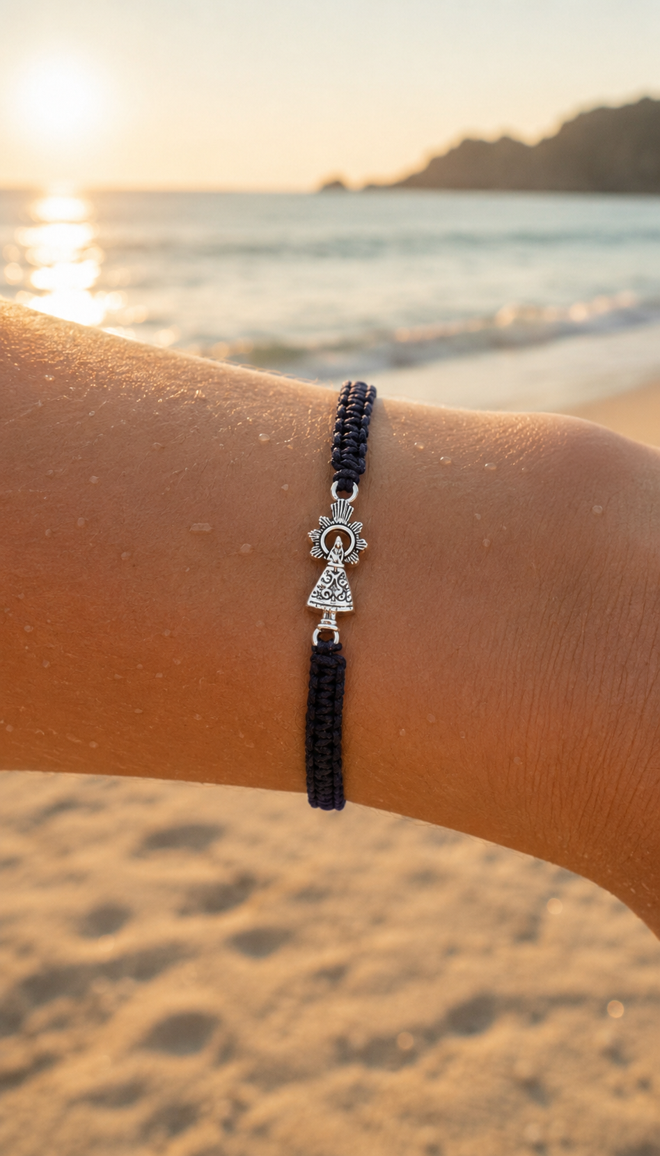 Pulsera virgen del Pilar - Azul marino