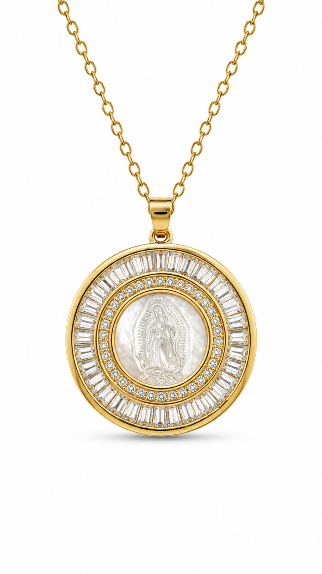 Collar Virgen de Lourdes