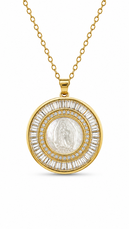 Collar Virgen de Lourdes