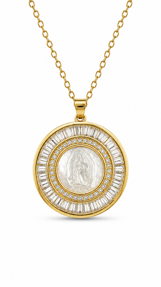 Collar Virgen de Lourdes