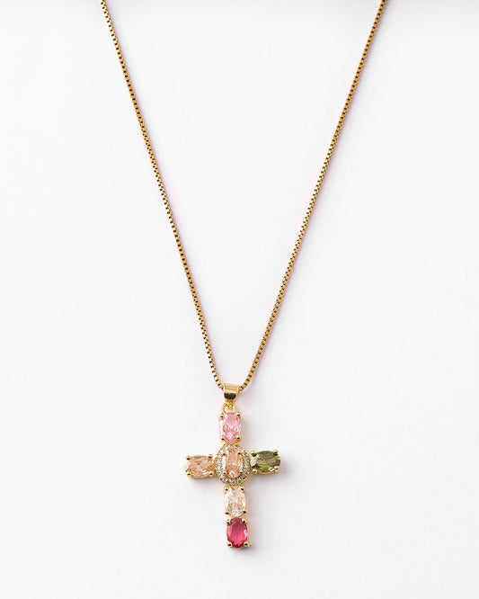 Collar Cruz Circonitas