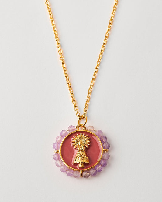 Collar medalla virgen del Pilar